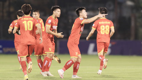 CAND thăng hạng V.league sớm 1 vòng đấu: Phần thưởng xứng đáng 