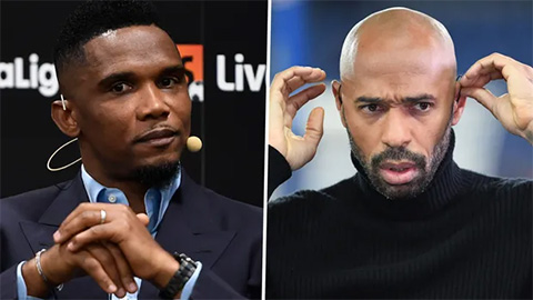 Eto'o gây bão khi xếp Henry dưới mình vả cả Anelka