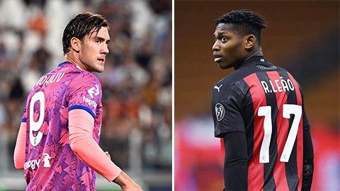 Rafael Leao vs. Dusan Vlahovic: Ngôi sao của Pioli & tù nhân trong tay Allegri