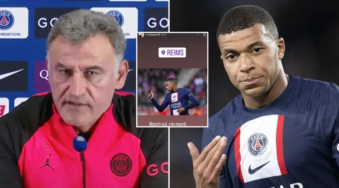 Mbappe ngầm chỉ trích chiến thuật của HLV Galtier