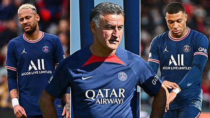 Mbappe xung đột với cả Neymar và HLV Galtier