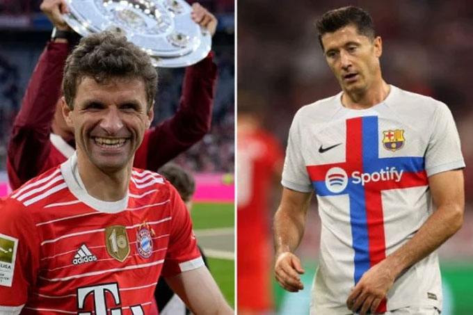 Các ngôi sao Bayern thích thú trước cơ hội đẩy Lewandowski xuống Europa League