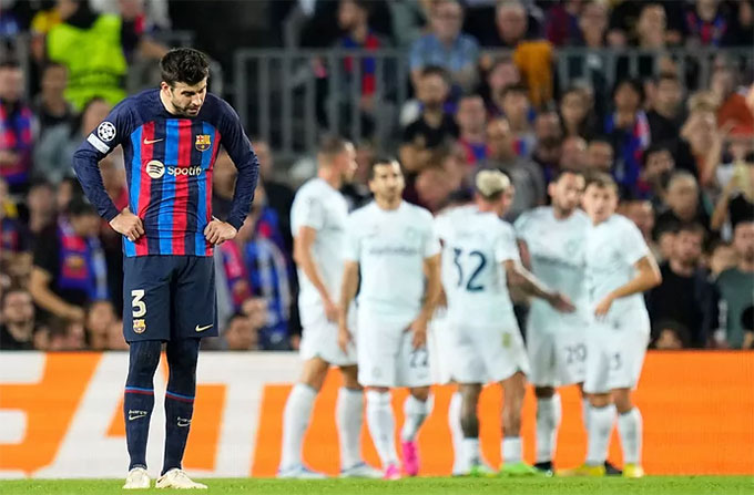 Barca phải rất chật vật mới cầm chân được Inter trên sân nhà