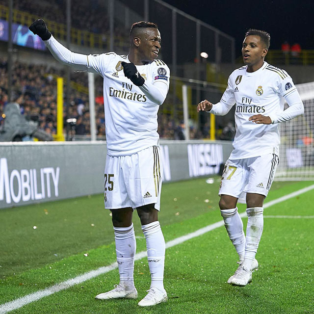 Vinicius (trái) và Rodrygo đang ngày càng thể hiện tầm quan trọng ở Real