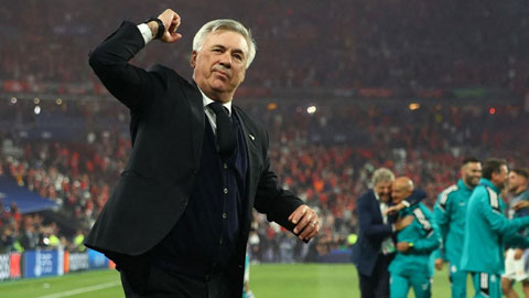 HLV Carlo Ancelotti đánh bại gần như tất cả đối thủ mạnh ở mùa giải này