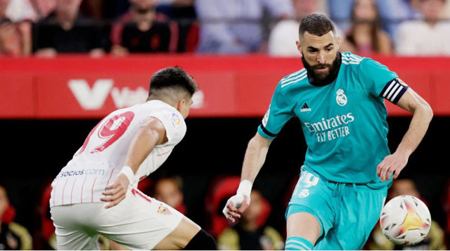 Benzema cùng đồng đội tại Real Madrid sẽ không khó khăn để đánh bại Sevilla