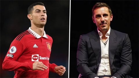 Neville trách móc Ronaldo sau khi bị 'ngó lơ'