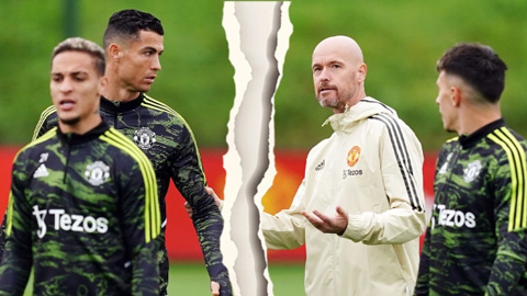 Nội bộ MU dậy sóng khi Ronaldo và Ten Hag ghét nhau ra mặt