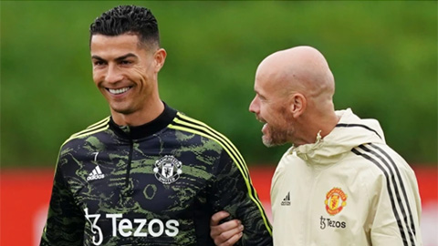 Ten Hag cho qua dù Ronaldo vẫn chưa xin lỗi?