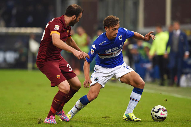 Sân nhà Luigi Ferraris sẽ là điểm tựa để Sampdoria (phải) có chiến thắng trước Roma đang khủng hoảng “nho nhỏ” 