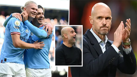 HLV Ten Hag cảm ơn Guardiola sau thất bại đau đớn của MU