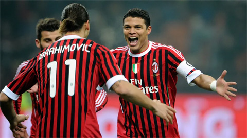 Thiago Silva thời còn khoác áo AC Milan