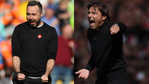 Roberto De Zerbi - Antonio Conte: Hai trường phái tương phản