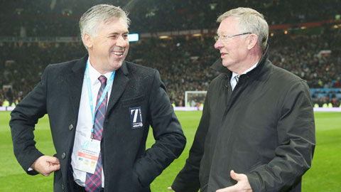 Ancelotti vượt qua Sir Alex