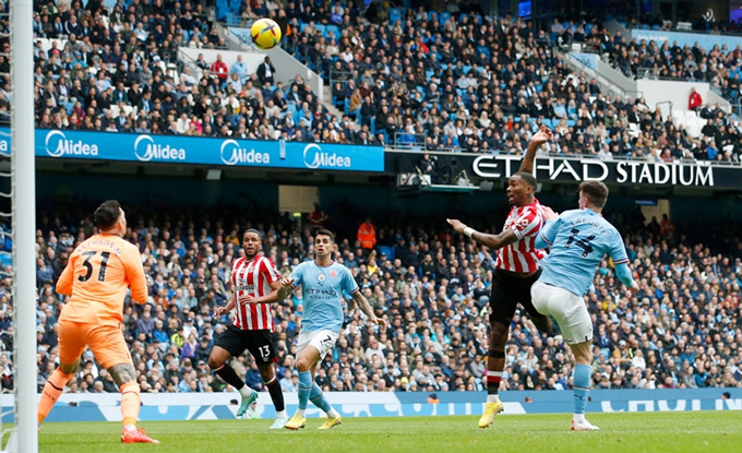 Man City đã bất ngờ thua Brentford trên sân nhà