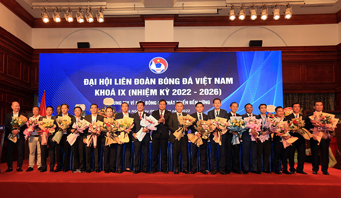 Ra mắt BCH VFF khóa IX, nhiệm kỳ 2022 - 2026