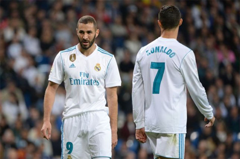 Benzema và Ronaldo có mối quan hệ rất tốt khi còn ở Real Madrid