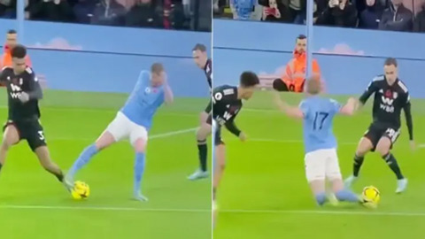 De Bruyne bị tố ngã vờ để mang về quả phạt đền cho Man City