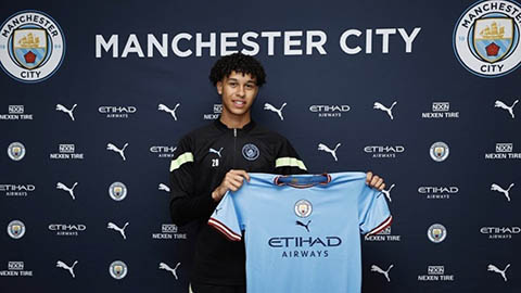 Man City chính thức ký hợp đồng với Emilio Lawrence