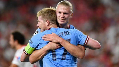 Man City hạ Fulham 2-1: De Bruyne và Haaland, cặp văn-võ trời sinh của Pep