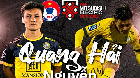 Pau FC cho phép Quang Hải về đá AFF Cup 2022