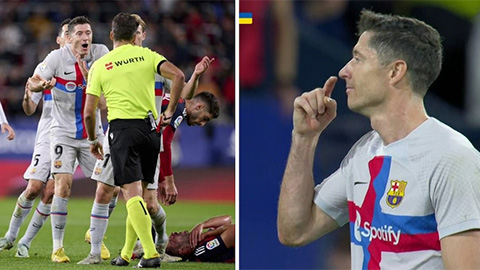 Lewandowski bị cấm thi đấu 3 trận tại La Liga