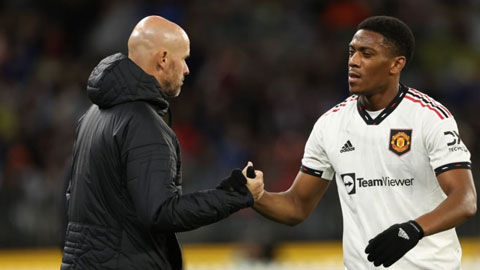 Ten Hag kỳ vọng rất cao ở Martial