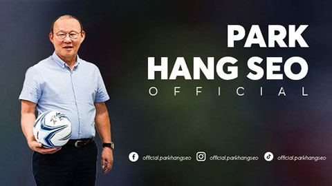 HLV Park Hang Seo chính thức lập tài khoản facebook