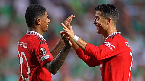 Rashford cảm ơn 'thần tượng' Ronaldo