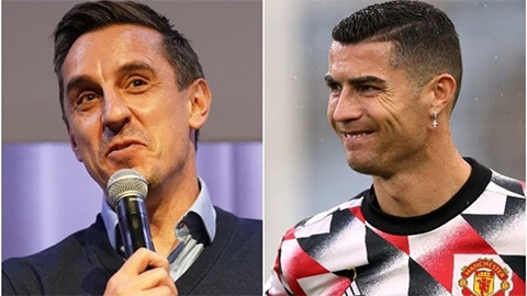 Gary Neville không giận Ronaldo