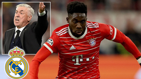 Real Madrid ủ mưu cuỗm Alphonso Davies từ Bayern