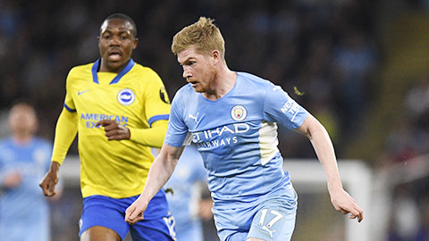 De Bruyne, cầu thủ hay nhất năm của Man City