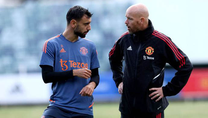 Bruno Fernandes chỉ ra sự khác biệt của Ten Hag với Solskjaer