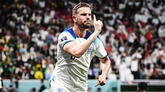 Henderson ghi được 1 bàn ở World Cup 2022