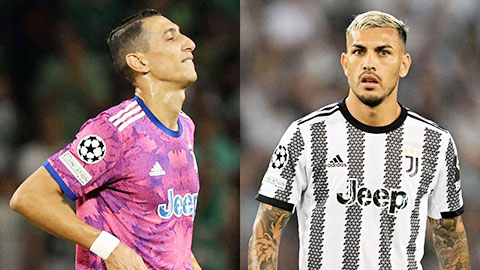 CĐV của Juventus cáu với Di Maria và Paredes