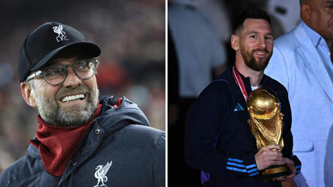 Klopp khen Messi là vĩ đại nhất