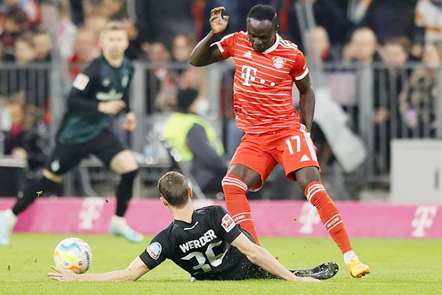 Mane (phải) ở Bayern là phiên bản chưa phải hoàn hảo nhất