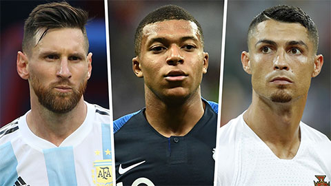 Mbappe khen Ronaldo xuất sắc nhất thế giới, Messi thua xa