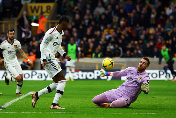 Rashford đã chơi tốt trước Wolves sau khi vào sân từ ghế dự bị