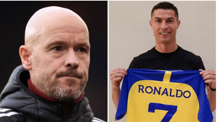 Ten Hag phản ứng thế nào khi Ronaldo gia nhập Al-Nassr?