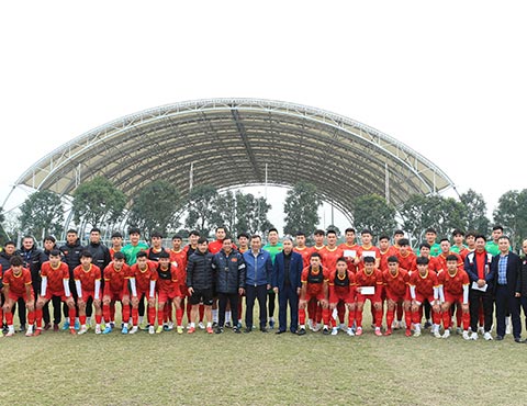 Lãnh đạo VFF chúc U20 Việt Nam sẽ gặt hái được kết quả tốt tại VCK U20 châu Á 2023