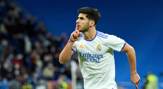 Asensio đang không còn được trọng dụng ở Real