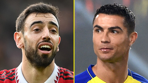 Bruno Fernandes nổi điên khi bị lôi vào cuộc chiến chống Ronaldo