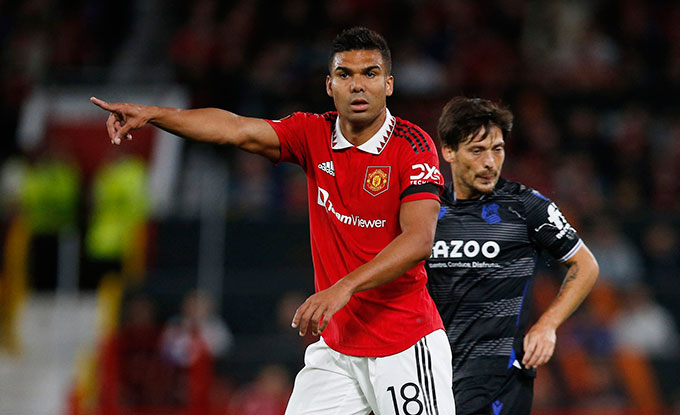 Casemiro cho thấy vai trò rất lớn tại Man United