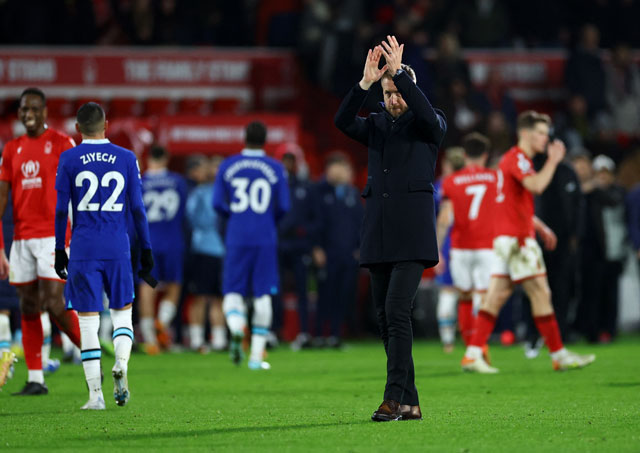 HLV Graham Potter đã cùng Chelsea nhận thất bại thứ 3 liên tiếp