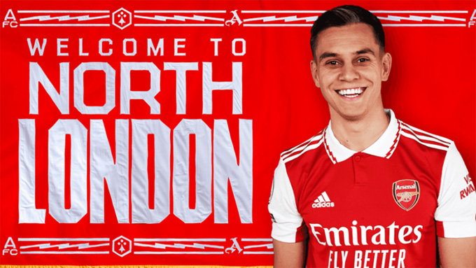 Leandro Trossard đã chuyển từ Brighton sang Arsenal