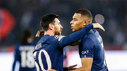 Messi phá kỷ lục áo đấu của Mbappe ở PSG