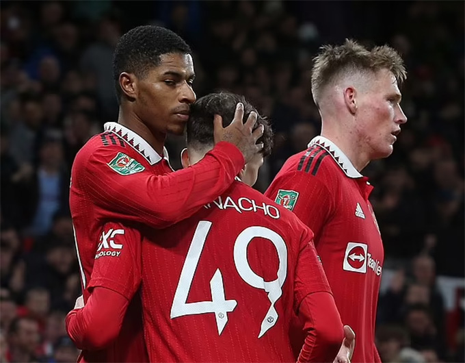 Rashford và Garnacho đều tiến bộ sau những hình phạt