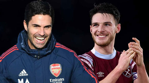 Declan Rice 'quay xe' từ Chelsea sang Arsenal vì Arteta