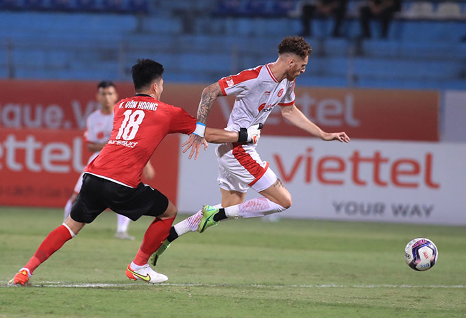 Viettel thi đấu không thành công ở mùa giải 2022 - Ảnh: Phan Tùng